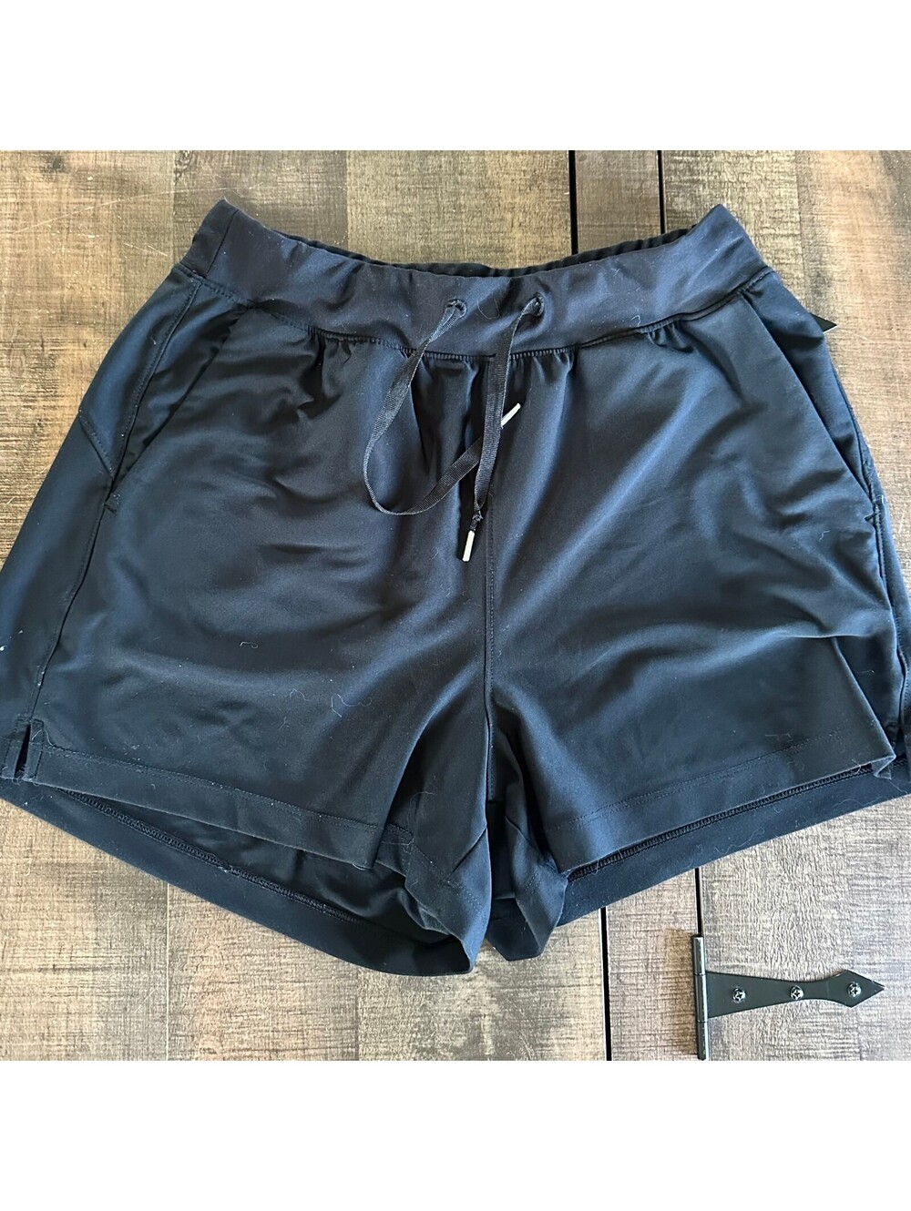 Old Navy Active Powersoft High-Rise Go-Dry Black Athletic Shorts Size S